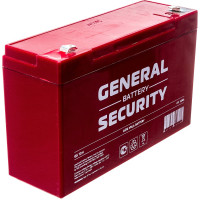 Аккумулятор для ИБП General Security GS12-6 6В, 12 Ач УТ-00000500