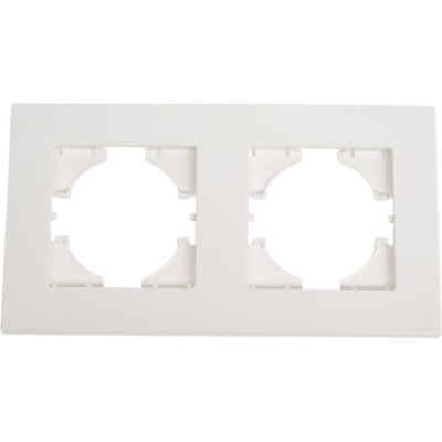 Рамка GUSI Electric GUSI 2-местная, цвет белый C1112-001