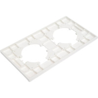 Рамка GUSI Electric GUSI 2-местная, цвет белый C1112-001