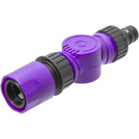 Соединитель шарнирный переходной штуцер-коннектор, пластик MasterProf ДС.070899