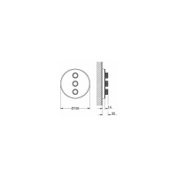 Комплект верхней монтажной части для вентиля на 3 выхода GROHE Smart Control 29152LS0