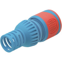Коннектор для шланга MPF 1/2" быстросъемный, пластик/резина ДС.071276