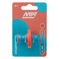 Соединитель штуцерный под коннектор двойник пластик/резина MPF ДС.071285