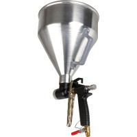 Грунтовочный краскопульт ARMA 4,6,8 мм, 3.5-5 атм, алюминиевый бак FR-300