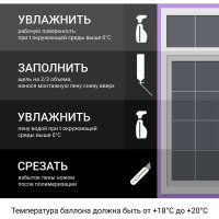 Пена полиуретановая монтажная бытовая всесезонная DONEWELL  ENERGY FLEX 40 DPH10U40
