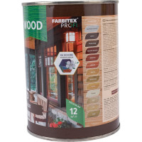 Колеруемое масло для террас и садовой мебели FARBITEX (орех; 0.9 л) 4300005051