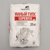 Умный гипс Samaragips SUPERFIX для монтажа искусственного камня из гипса 20 кг STD_MSK_00019
