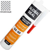 Силиконовый нейтральный герметик GlobalSeal GS-98 (бесцветный; 280 мл) 3980011