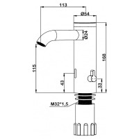 Сенсорный смеситель для раковины Swedbe 6010 Europe 6010, EAN 7350078200264