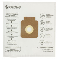 Мешки-пылесборники синтетические для пылесоса 5 шт + микрофильтр OZONE M-59