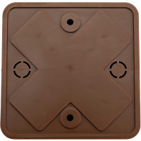 Распаечная коробка IEK КМ для о/п 75x75x20мм дуб UKO10-075-075-020-K24-E