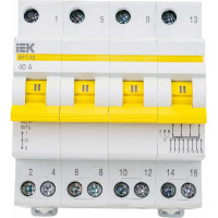 Модульный контактор IEK КМ40-11М AC MKK11-40-11