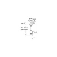 Сифон VIRPLAST Элит 3.1/2х40 100418 30986147