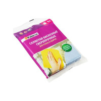 Вискозные салфетки PATERRA сверхпрочные, 30х38 см, 5 шт. в упаковке 406-062