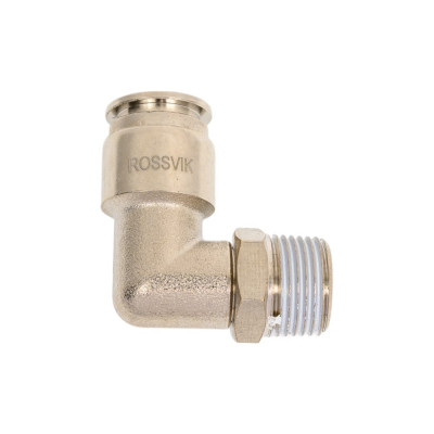 Цанговый разъем Г-образный (3/8"; 12x10 мм) Rossvik B184/13.R