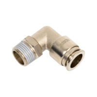 Цанговый разъем Г-образный (3/8"; 12x10 мм) Rossvik B184/13.R