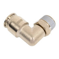 Цанговый разъем Г-образный (3/8"; 12x10 мм) Rossvik B184/13.R