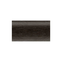Плинтус с центральной планкой IDEAL Классик 85 мм, 2.2 м, 303 венге темный К-П85п 303 ВНГ ТЕМ