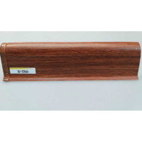 Напольный плинтус с центральной планкой IDEAL Классик 55 мм, 2.2 м, 341 ольха К-П55п 341 ОЛХ