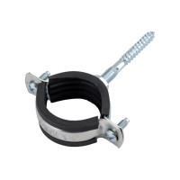 Хомут с EPDM уплотнителем UWS 40-45 мм, 1 1/4", с гайкой М8, в комплекте ш+д 022.114.S 130779