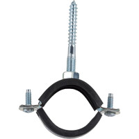 Хомут с EPDM уплотнителем UWS 40-45 мм, 1 1/4", с гайкой М8, в комплекте ш+д 022.114.S 130779