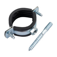 Хомут с EPDM уплотнителем UWS 40-45 мм, 1 1/4", с гайкой М8, в комплекте ш+д 022.114.S 130779