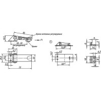 Накидная защелка KIPP K0046.1420721.9142141