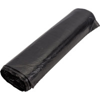 Мешки для мусора 10 шт, 120 л, 15 мкм, ПНД, черные РемоКолор 61-1-120