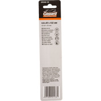 Сверло спиральное удлиненное по металлу 4.8x87x132 мм, HSS-G Gepard GP0348-132