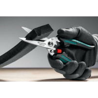 Многофункциональные прямые технические ножницы KRAFTOOL Alligator 200 мм 23201