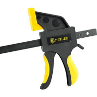 Быстрозажимная струбцина BERGER 70*300мм, зажим до 60кг BG1930