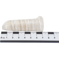 Наружный угол для плинтуса IDEAL Классик 70 мм, 252 ясень белый К-П70-Нк-Ф2 252 ЯСН БЕЛ