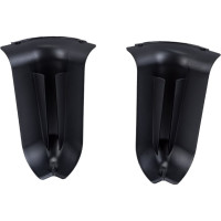 Наружный угол для плинтуса IDEAL Классик 55 мм, 007 черный К-П55-Нк-Ф2 007 ЧЕР