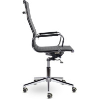 Офисное кресло BRABIX PREMIUM "Intense EX-531", экокожа, хром, черное, 532540