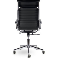 Офисное кресло BRABIX PREMIUM "Intense EX-531", экокожа, хром, черное, 532540