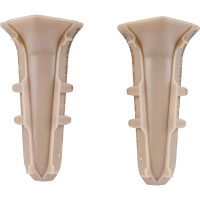 Внутренний угол для плинтуса IDEAL Классик 70 мм, 208 дуб мокко К-П70-В-Ф2 208 дуб МОК