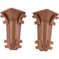 Внутренний угол для плинтуса IDEAL Классик 55 мм, 293 орех темный К-П55-В-Ф2 293 ОРХ ТЕМ