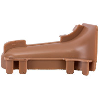 Внутренний угол для плинтуса IDEAL Классик 55 мм, 293 орех темный К-П55-В-Ф2 293 ОРХ ТЕМ