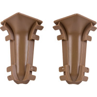 Внутренний угол для плинтуса IDEAL Классик 55 мм, 291 орех К-П55-В-Ф2 291 ОРХ