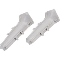 Внутренний угол для плинтуса IDEAL Классик 85 мм, 253 ясень серый К-П85-В-Ф2 253 ЯСН СЕР