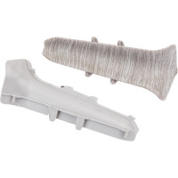 Внутренний угол для плинтуса IDEAL Классик 85 мм, 253 ясень серый К-П85-В-Ф2 253 ЯСН СЕР