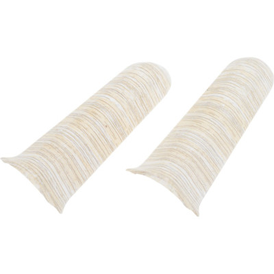 Наружный угол для плинтуса IDEAL Классик 85 мм, 252 ясень белый К-П85-Нк-Ф2 252 ЯСН БЕЛ