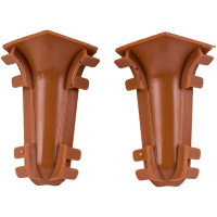 Внутренний угол для плинтуса IDEAL Классик 55 мм, 341 ольха К-П55-В-Ф2 341 ОЛХ