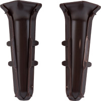 Внутренний угол для плинтуса IDEAL Классик 85 мм, 303 венге темный К-П85-В-Ф2 303 ВНГ ТЕМ