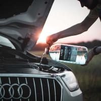 Антидождь гидрофобный омыватель стекол LAVR 4 л Ln1616