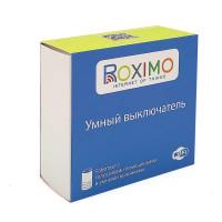 Умный однокнопочный сенсорный выключатель Roximo золотой SWSEN01-1G