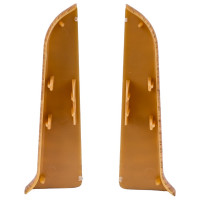 Торцевые заглушки для плинтуса IDEAL Классик 70 мм, 217 дуб темный К-П70-Тп-Ф1 217 дуб ТЕМ