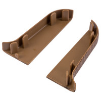 Торцевые заглушки для плинтуса IDEAL Классик 55 мм, 291 орех К-П55-Тп-Ф1 291 ОРХ