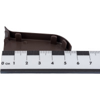 Торцевые заглушки для плинтуса IDEAL Классик 55 мм, 303 венге темный К-П55-Тп-Ф1 303 ВНГ ТЕМ