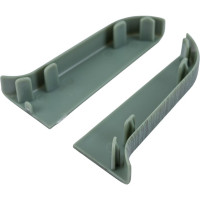 Торцевые заглушки для плинтуса IDEAL Классик 55 мм, 027 зеленый К-П55-Тп-Ф1 027 ЗЕЛ